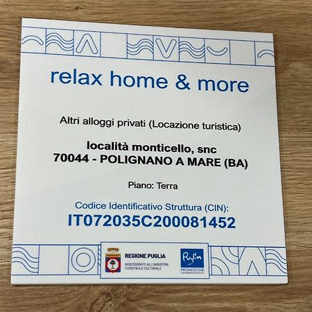Relaxhomeandmore21Official ポリニャーノ・ア・マーレ エクステリア 写真