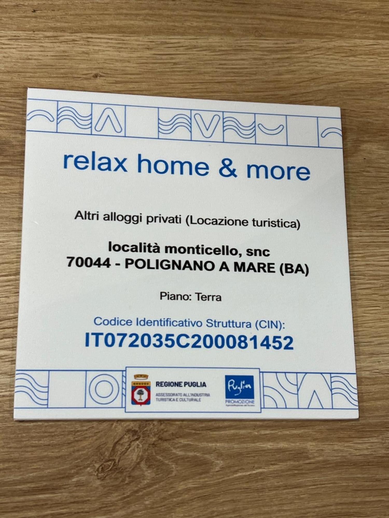Relaxhomeandmore21Official ポリニャーノ・ア・マーレ エクステリア 写真